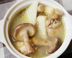 香菇玉片鸡汤