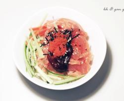 韩式三文鱼拌饭