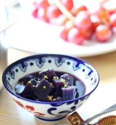 桂花紫薯汤
