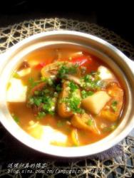 杂蔬豆腐蛋卷汤