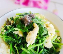 菠菜炒鸡蛋