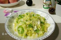 青椒卷心菜