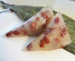 水晶红豆粽