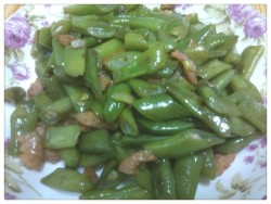 虾米炒四季豆