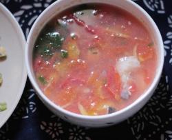 西红柿鳕鱼汤