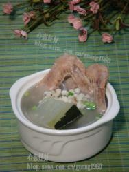 薏米冬瓜煲鸭汤