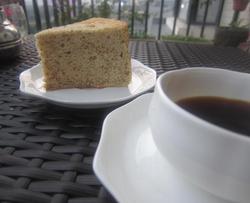 咖啡好搭档---米香茶戚风
