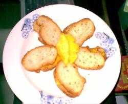 芝麻菠萝烤法式面包
