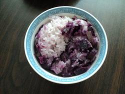 紫薯糯米饭