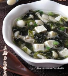 真姬豆腐紫菜汤