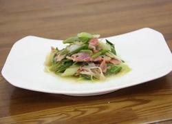 葱炒培根