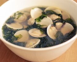 紫菜贝壳汤