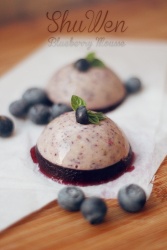 夏日甜点——蓝莓慕斯