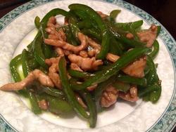 青椒炒肉丝