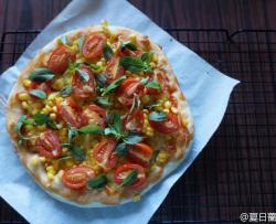 番茄玉米石板披萨