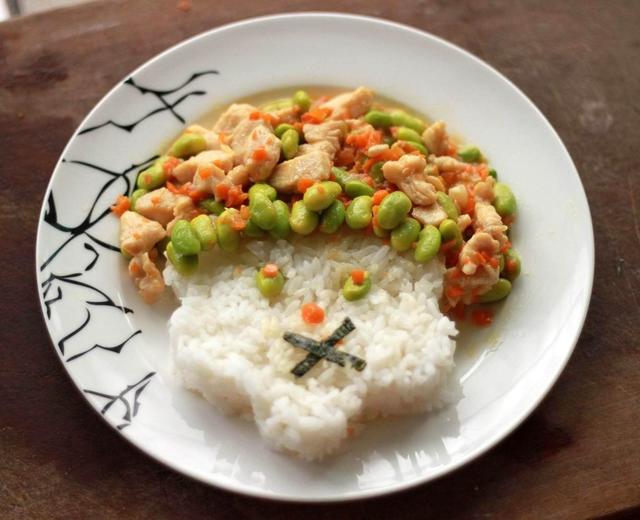 毛豆鸡肉饭之老树怪粟粟