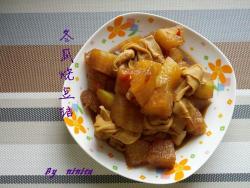 冬瓜烧豆结