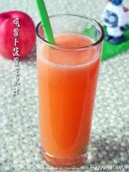 神清气爽:胡萝卜菠萝苹果汁