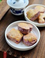 椰香紫薯小饼干