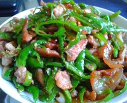 青椒炒肉