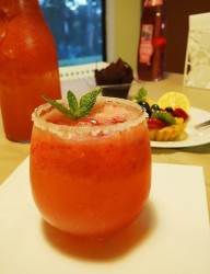 西瓜草莓汁 Strawberry Watermelon Cooler