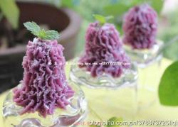 冰凉奶香紫薯塔