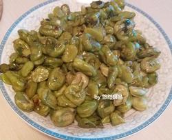 葱爆蚕豆