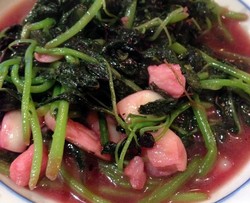 爸爸的菜谱——炒苋菜