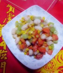 四色虾仁