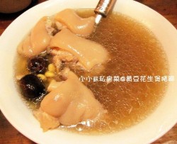 黄豆花生煲猪蹄