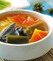 乌鸡海带木瓜汤