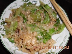 生菜炒粉