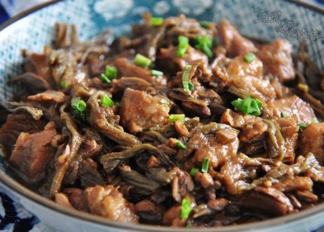 干豆角烧猪肩肉