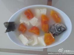 木瓜豆腐鲫鱼汤
