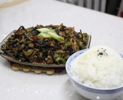 肉末尖椒炒茄子