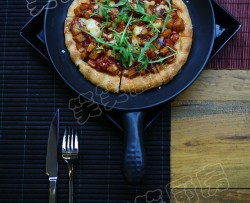批萨原来还可以如此多样和简单——懒人披萨之一:茄子馕饼批萨