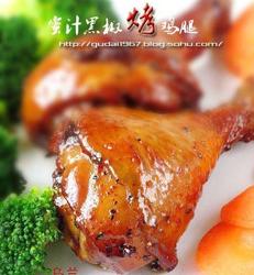 蜜汁黑椒烤鸡腿
