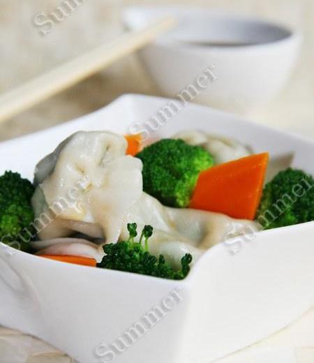 凉拌三鲜饺