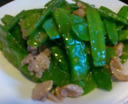 豆角炒肉