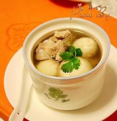 蘑菇肉排汤