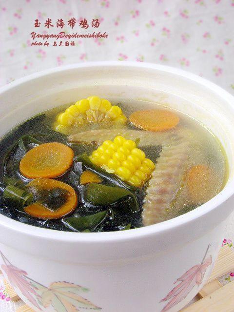 玉米海带鸡汤