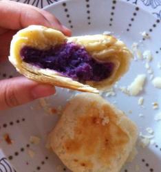 平底锅版之紫薯香酥饼