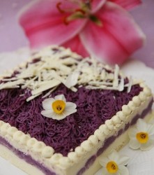 紫薯白巧克力蛋糕