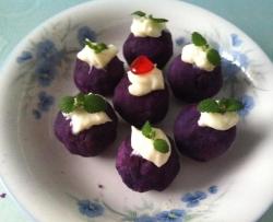 紫薯球沙拉
