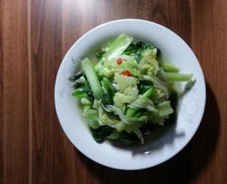 大白菜炒小白菜