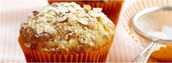 apricot  honey and almond muffins