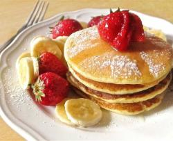 英式蜂蜜草莓松饼Pancake