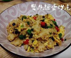 双椒鸡蛋炒疙瘩