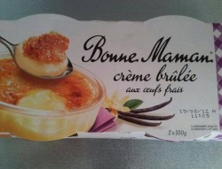 Creme Brulee of Bonne Maman法式焦糖鸡蛋布丁