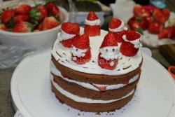 圣诞奶油草莓蛋糕
